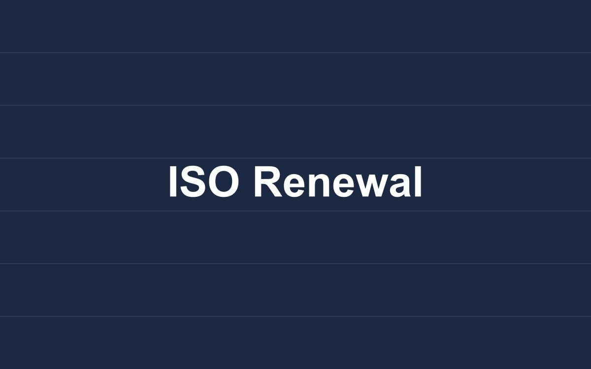 تمدید گواهینامه ISO 14001